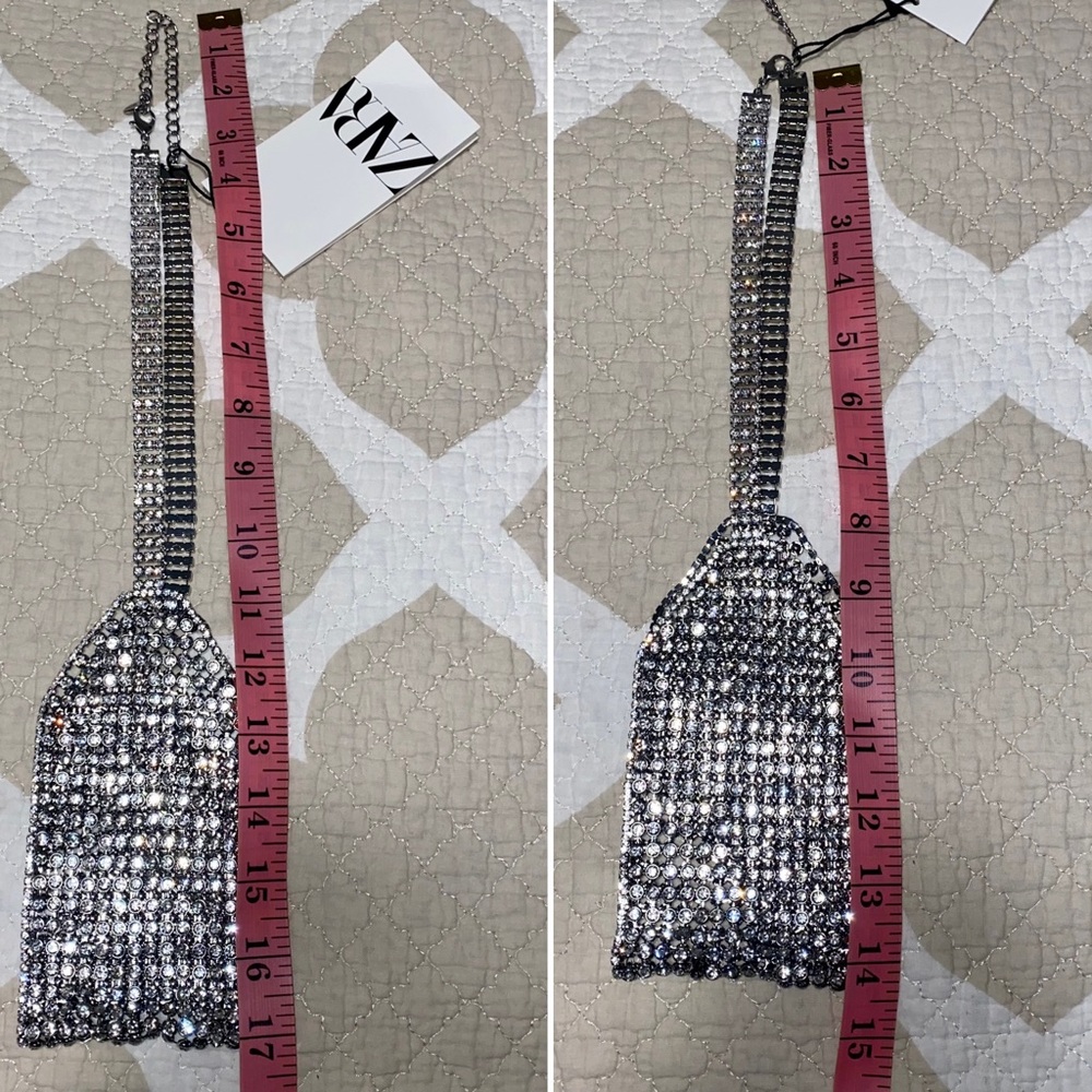 ZARA Rhinestone Belt - Picture 10 of 13